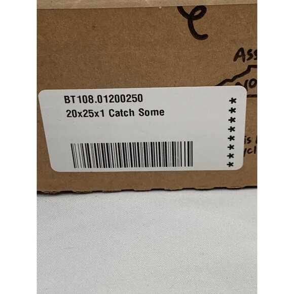 Second Nature Air Filters For HVAC System Size 20x25x1 NIB - Picture 2 of 3